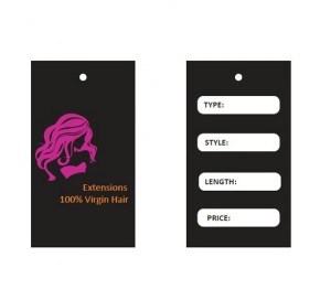 200pcs Custom LOGO Printed Cardboard Garment Label Clothes Hang Tags For  Clothing Retail Store Supplies